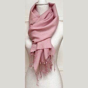 Echo Pink Pashmina 50% Cashmere, 50% Silk Never Worn Condition